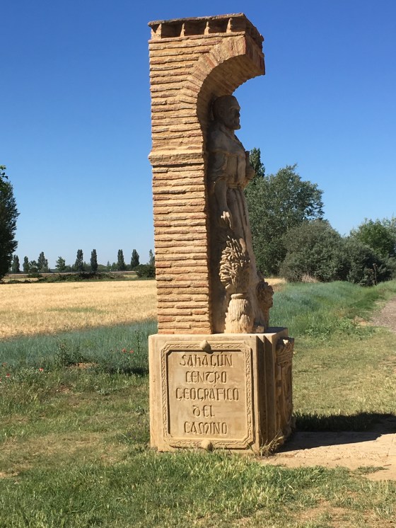 Geographische Mitte des Camino